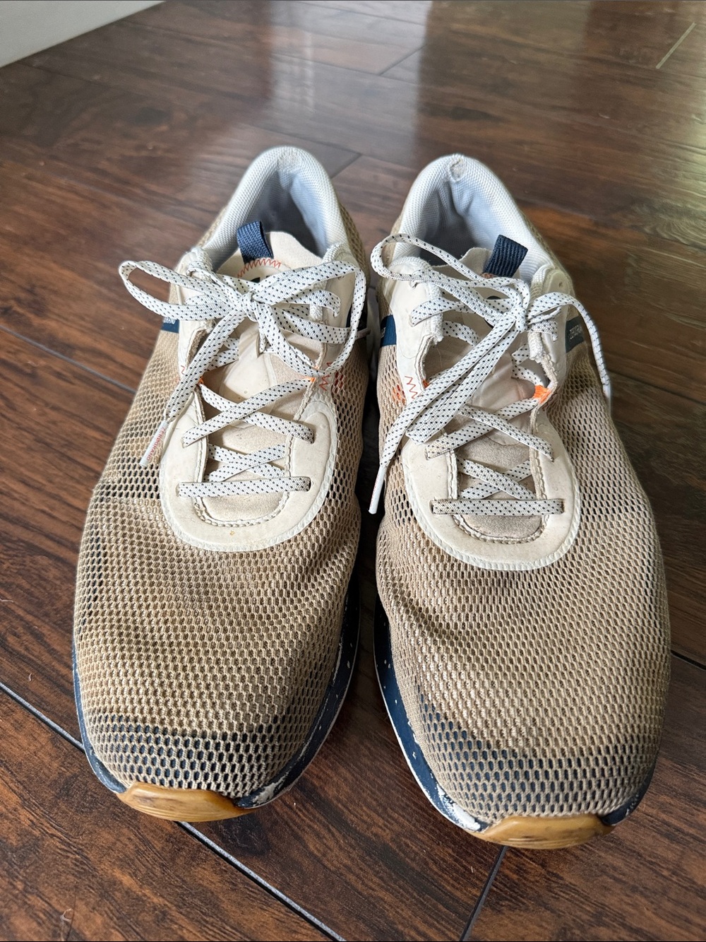 Men's Cole Haan Beige Mesh Athletic Sneakers Non Slip